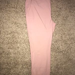 Pink Ankle Pants